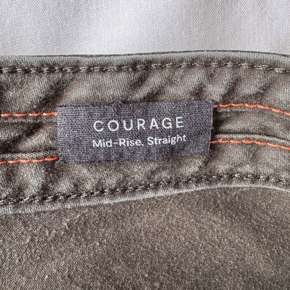 34 Heritage Men's Courage Mid-Rise Straight Casual Pant Gray 36/32 Twill Stretch - Picture 7 of 16